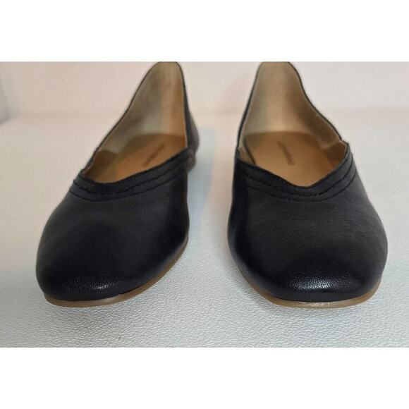 Lucky Brand Black Leather Alba Ballet Flats Square Toe Shoes Women’s Size 7M NEW - Picture 4 of 10